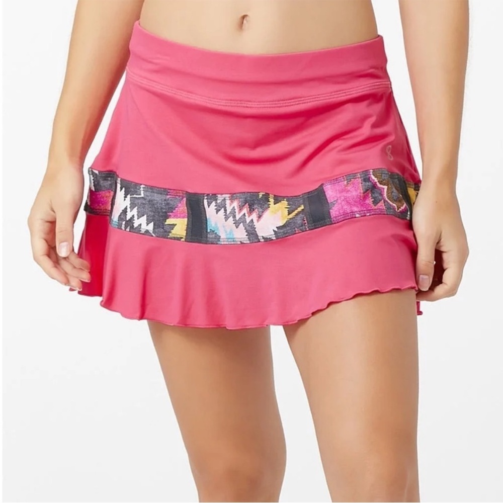 Sofibella Amalfi Pink Pickleball Golf Tennis Lined Skirt Skort Women's Size S